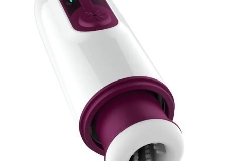1 In 4 Interactive Voice Heating Telescopic Sucking Deep Throat Stretch Masturbation Cup