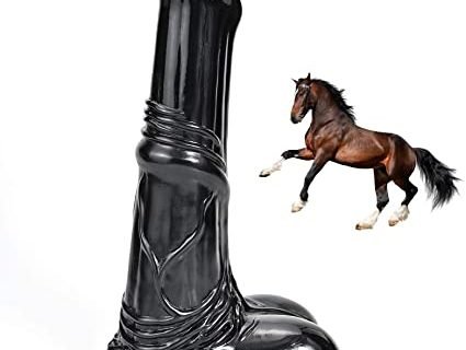 10 Inches Big Animal Dildo Horse Penis Realistic Cock | Black