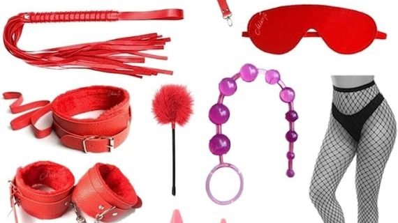 15 Pieces Combo Pack BDSM Bondage Set Red