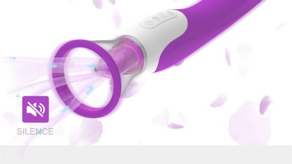 how to use 3 In 1 Automatic Licking And Sucking Pussy Pump Adult Toy 7 Vibration+Heating Purple