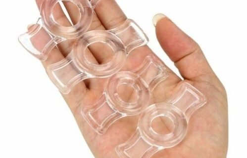 4 Pieces Clear Penis Ring Set Delay Ejaculation For Men
