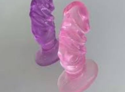 4.5 Inch Jelly Mini Anal Dildo Purple