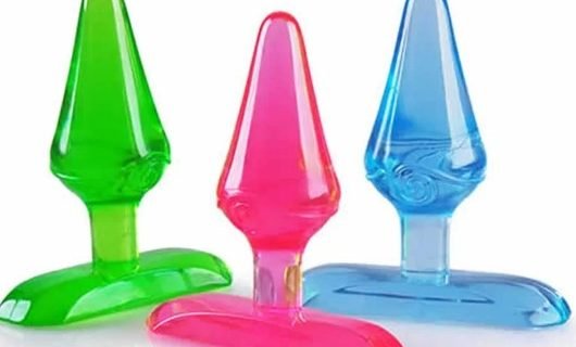 A Beginner Use Mini Anchor Shape Jelly Anal Sex Toys - Green