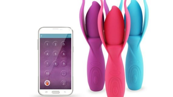 APP-Control Lotus Wand Vibrating Massager USB Rechargeable