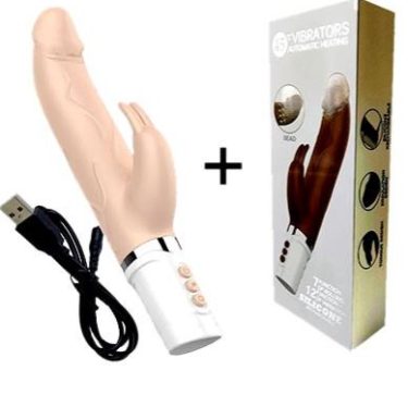 Automatic Up Down Telescopic Stretching Heating Vibrating Thrusting and rotating Dildo