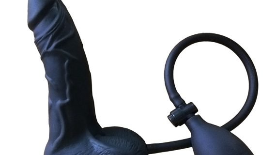 Black Inflatable Dildo For Women