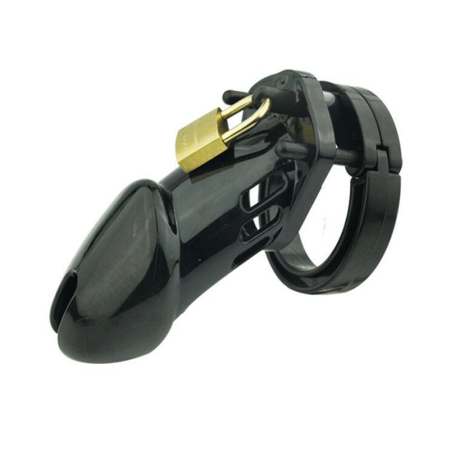 CB-6000 Black Male Chastity Device Penis Lock Male Chastity