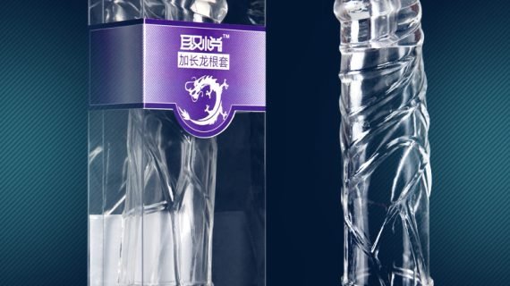 Crystal Soft Penis Extender Enlarger Sleeve for Men