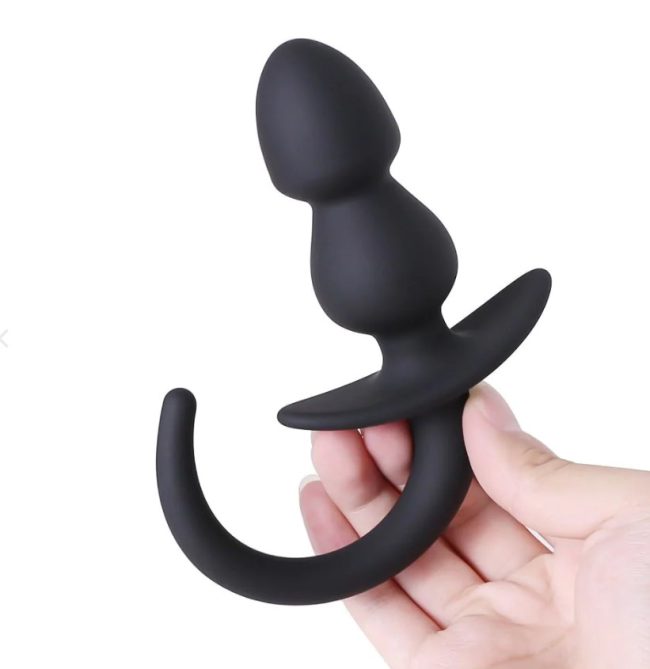 Doggy Tail Dildo Anal Beads G Spot Butt Plug