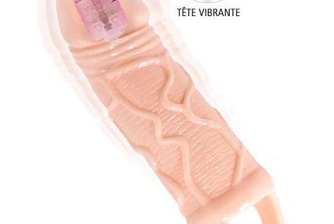 Flesh Silicone Simulation Skin Texture Penis Extension Sleeve