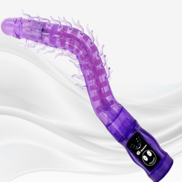 Flexible Anal Vibrator Fiery Dragon Tentacle Bendable G-spot For Women