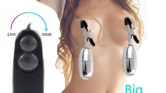 High Speed Remote Electric Nipple Clamps Vibrator Bullet Egg For Women