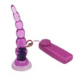 Jelly Anal Butt Plug Remote Controlled Vibrator For Girls |Purple