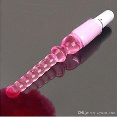 Jelly Vibrator Anal Plug Sex Toys for Couples Anal Vibrator Stick Powerful Anal Beads Butt Plugs| Pink