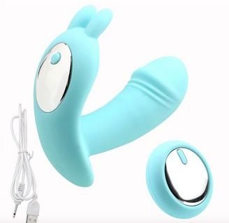 Little Dance Wearable Panty Style Rechargeable Butterfly Vibrator with Wireless Remote Penis Dildo
