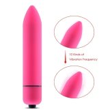 Mini Bullet Vibrate G-spot Clitoris Stimulator Maturbate Vibrators-Red Rose