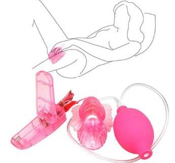 Pleasure Butterfly Clitoral Pump Multispeed Vagina Sucker