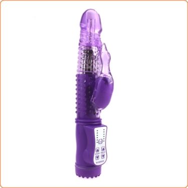 Rabbit Vibration Dildo | Purple