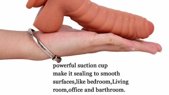 Realistic Flesh Dragon Dildo Ribbed 7.08 Inches