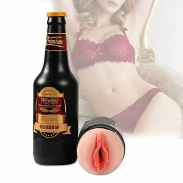 Realistic Premium Beer Bottle Masturbation Cup Stroker Sex Toys