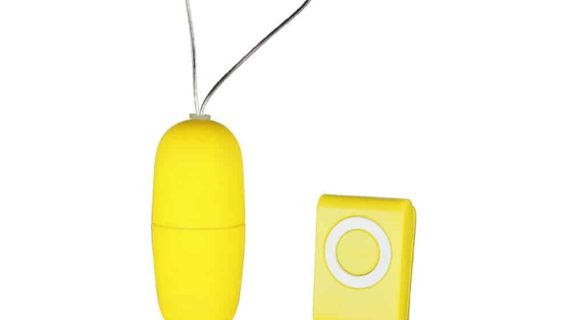 Wireless Egg Remote Vibrator For Women-Yellow